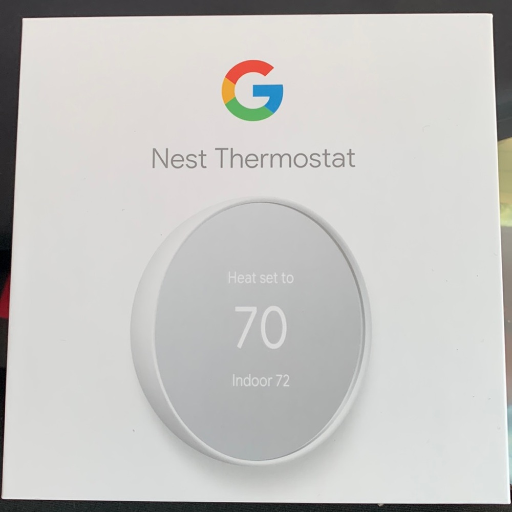 Google Nest Thermostat Snow